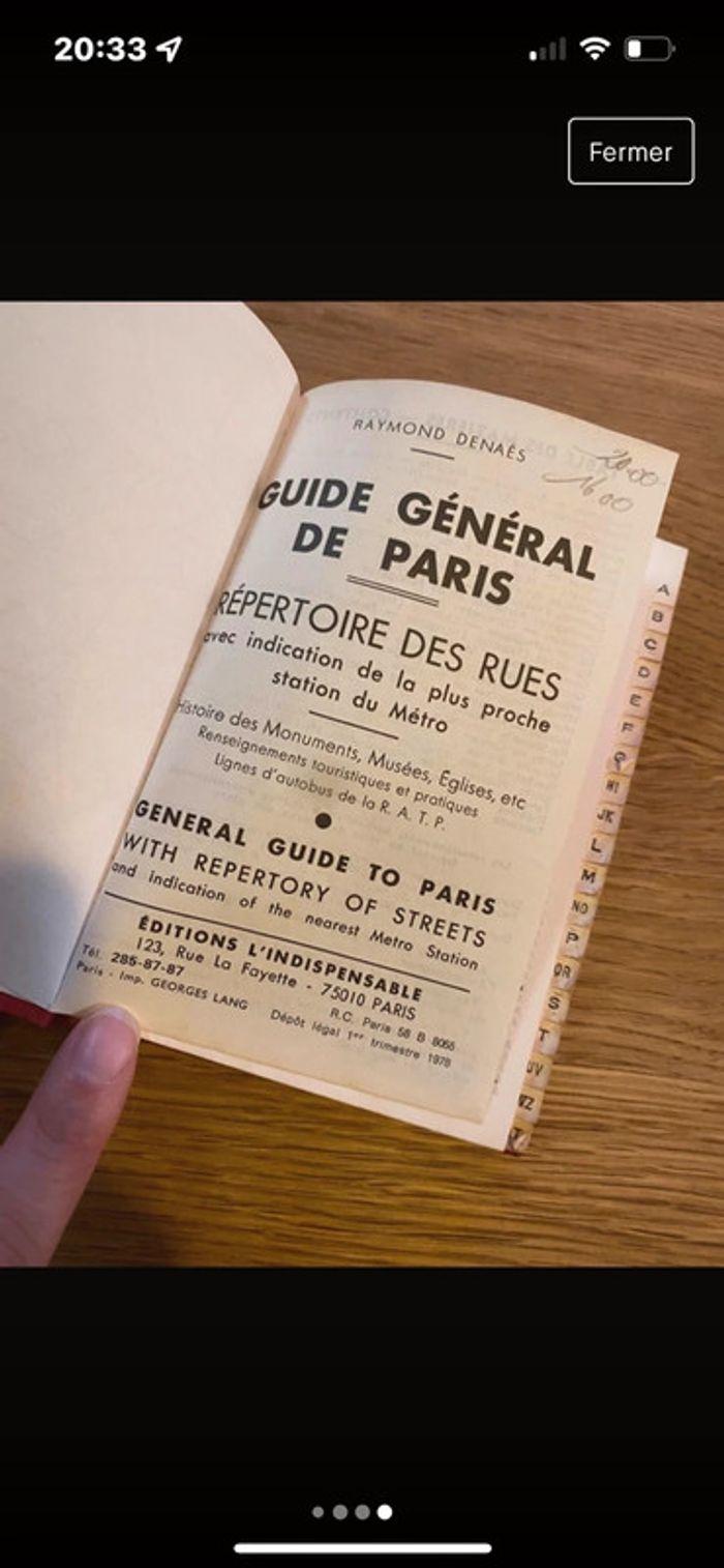 Ancien livre L’indispensable Paris par arrondissements - photo numéro 4