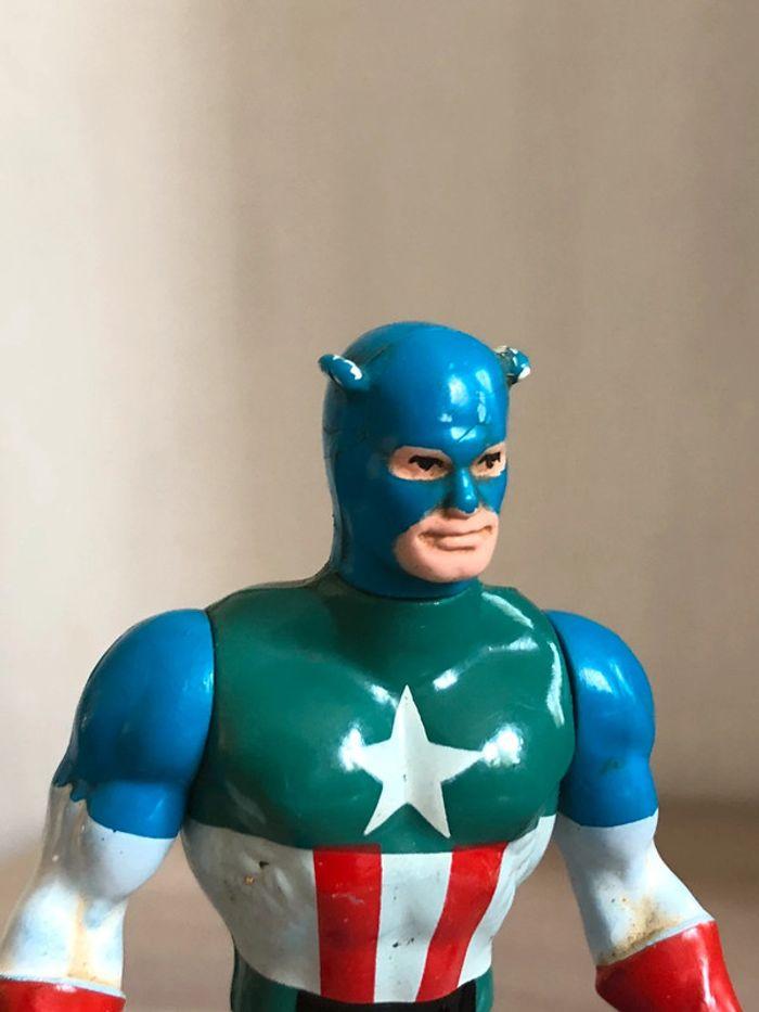 Figurine vintage Marvel secret wars 1984 France capitaine america - photo numéro 5