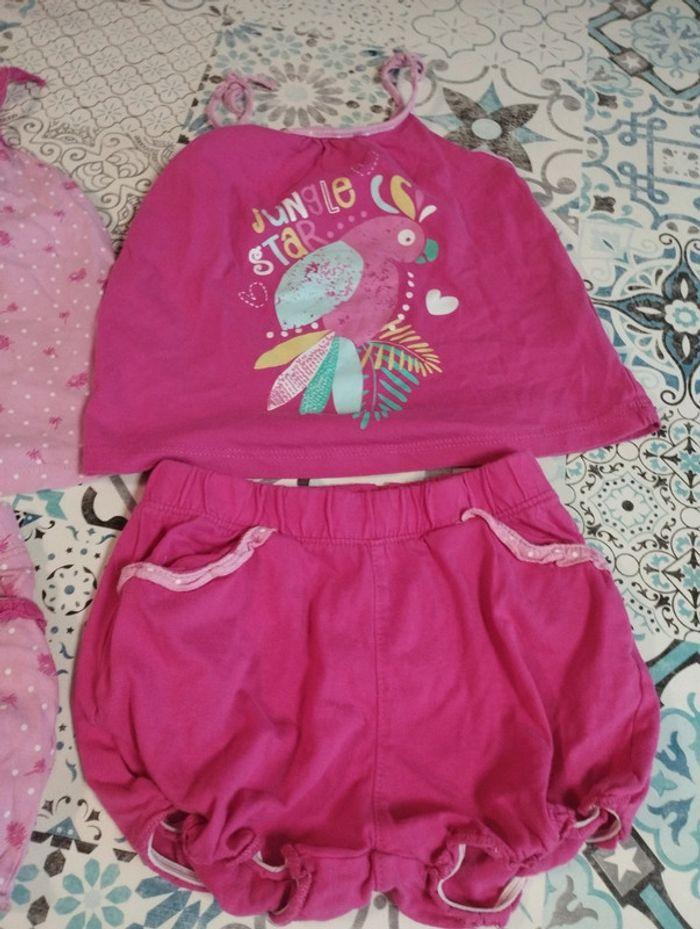 2 ensemble été fille short débardeur in extenso 2ans be - photo numéro 3