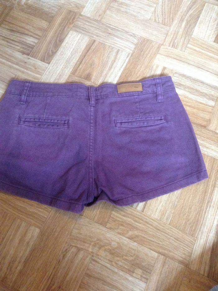 short en jean violet femme T36 - photo numéro 4