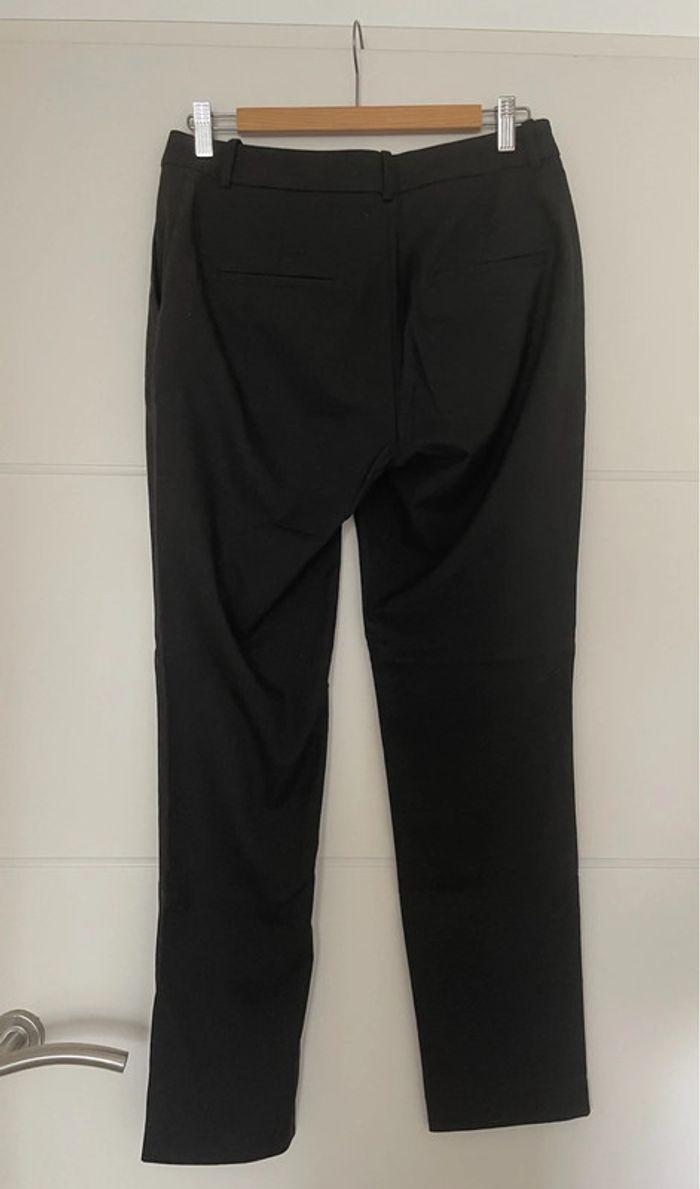 Pantalon smocking femme noir H&M T.38 - photo numéro 2