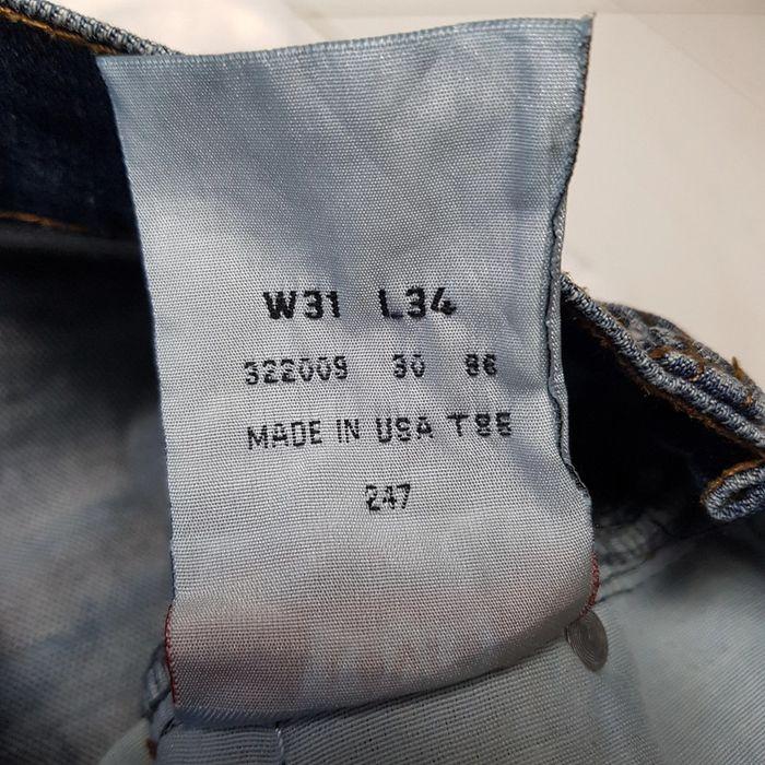 Jean Levi's 507 W31 L34 Made in USA Bleu - photo numéro 10