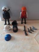 Shérif et policier playmobils