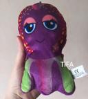 Peluche poulpe violet