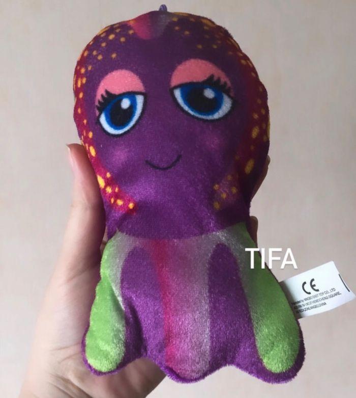 Peluche poulpe violet