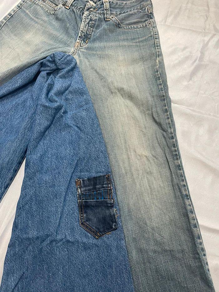 Jean ultra baggy large handmade early 2000’s rare taille 36FR - photo numéro 4