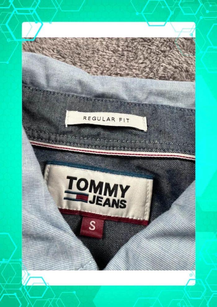 👕 Chemise Tommy Jeans Bleu Taille S 👕 - photo numéro 8