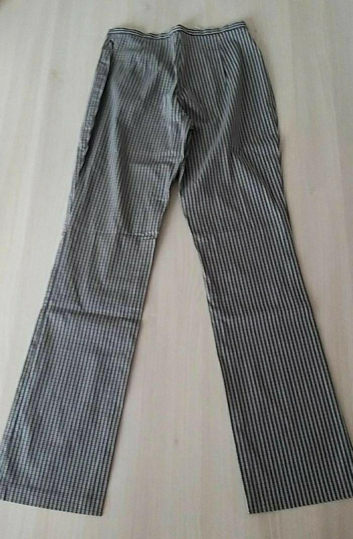 Pantalon femme à carreaux 34 - photo numéro 3