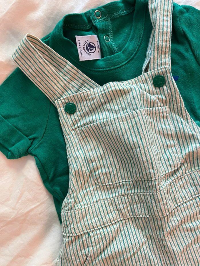 Ensemble Petit Bateau 6 mois - photo numéro 2