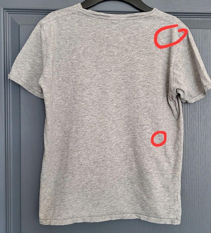 T-shirt gris à motif Zara Taille 7/8ans - photo numéro 5