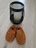 Petits chaussons eco-responsables en cuir taille 20-21