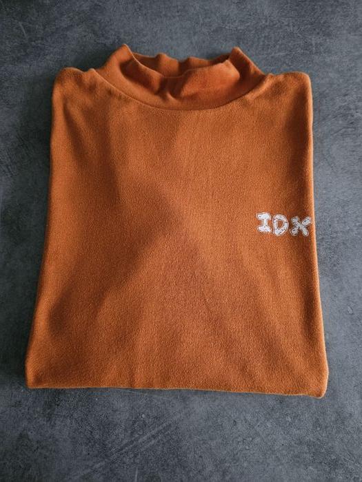 Pull à col roulé en coton unisexe - orange - 13 ans - Idexe - photo numéro 9