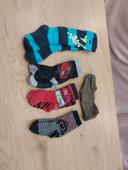 Lot paire de chaussettes de ski 23/26 et 4 paires chaussettes