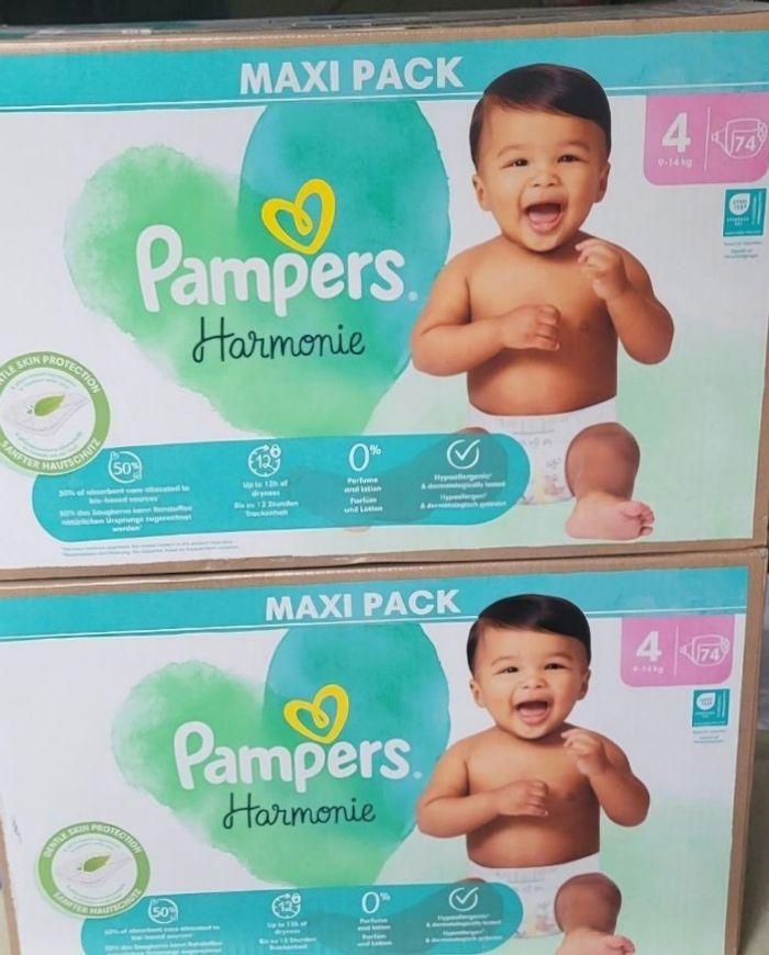 Couches Pampers harmonie T4