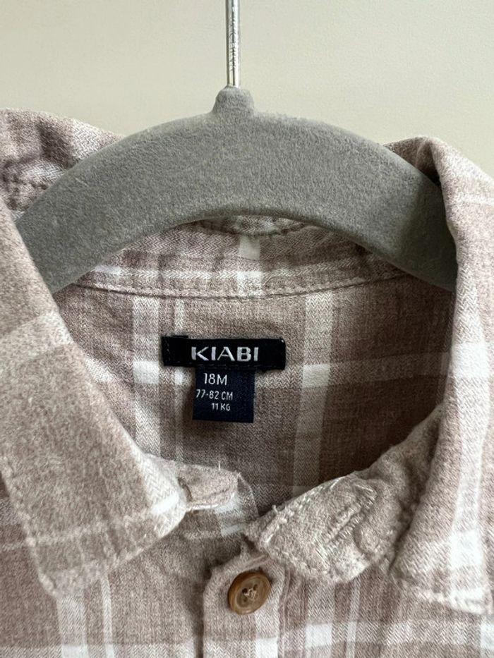 Chemise à carreaux Kiabi 18 mois - photo numéro 2