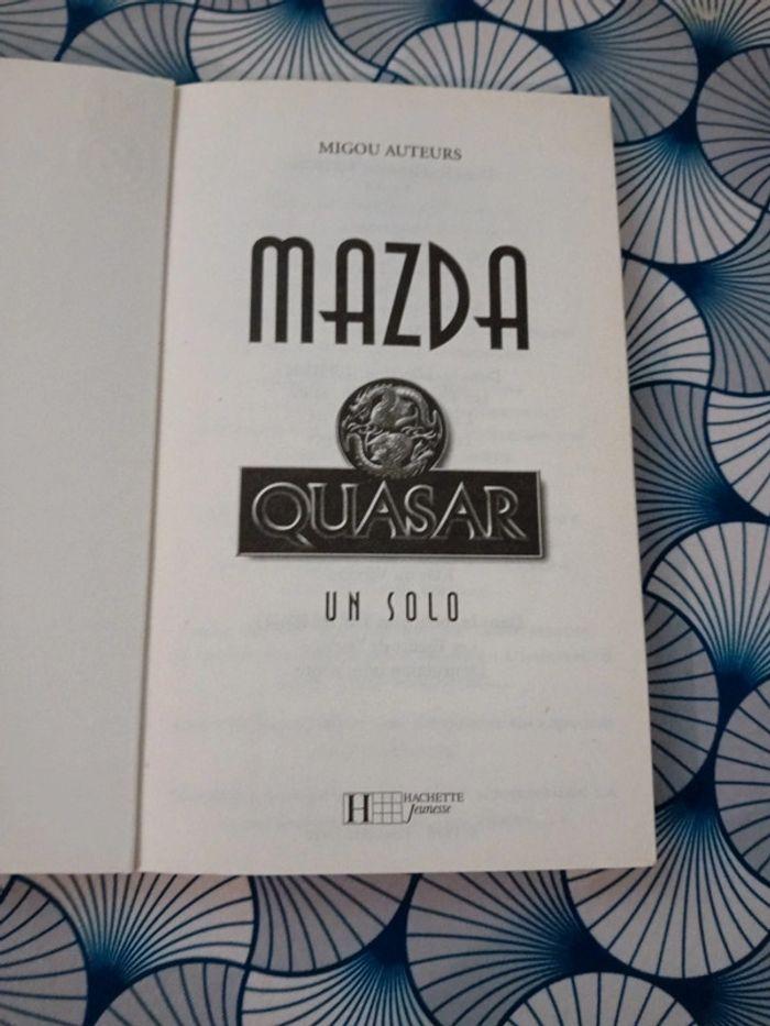 Ldvelh mazda solo quasar - hachette jeunesse - photo numéro 3