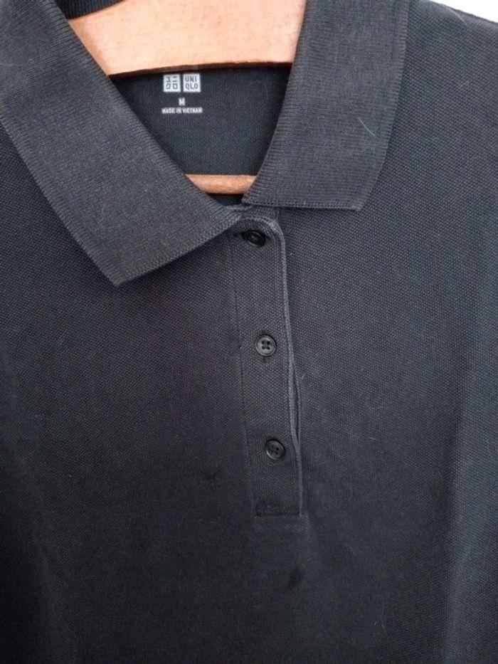 Polo m.courte taille M noir - photo numéro 2