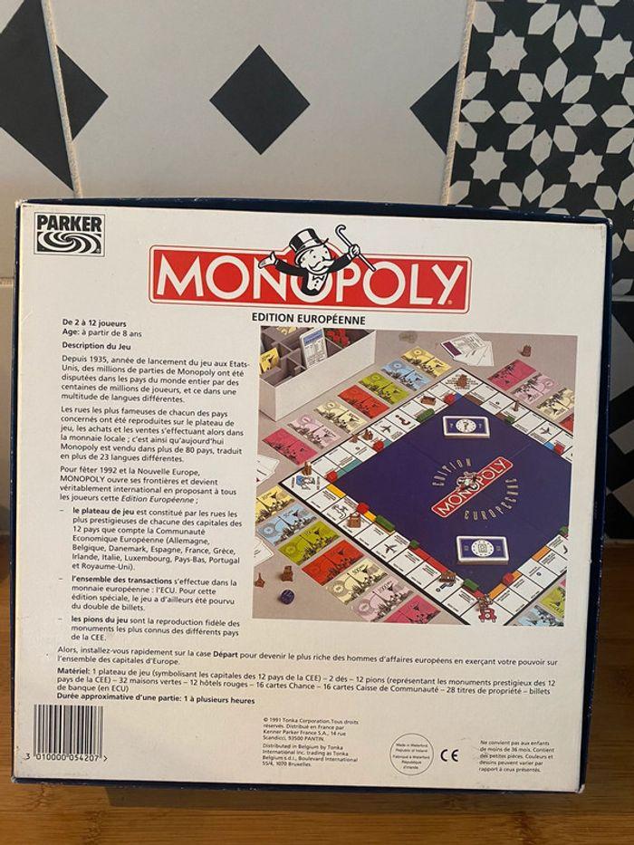 Monopoly édition européenne annees 80’ - photo numéro 2