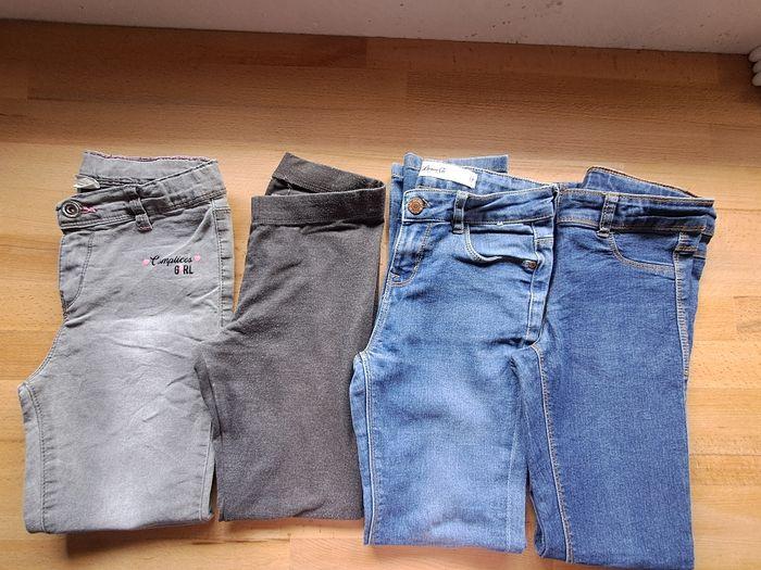 Lots des Jeans leggins fille