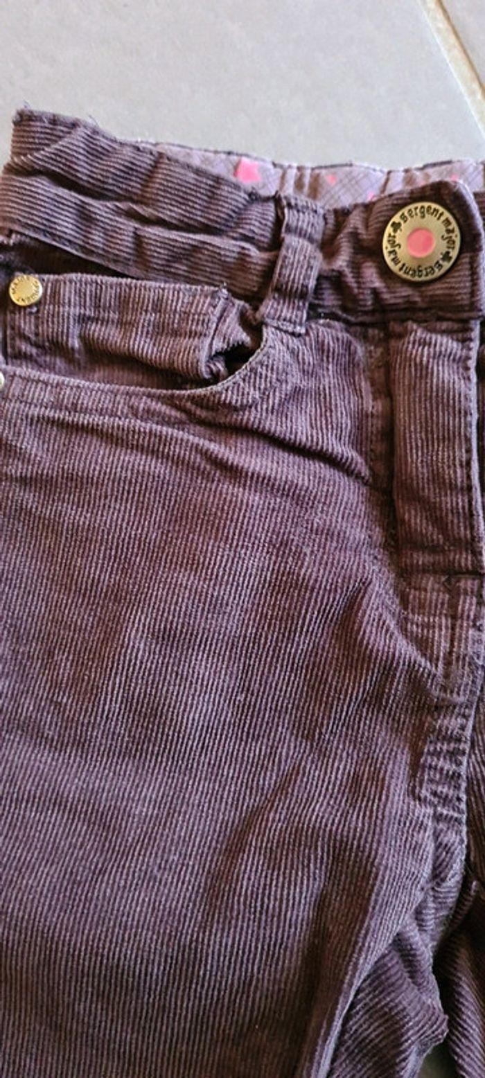 Pantalon en velours Sergent Major 2 ans - photo numéro 3