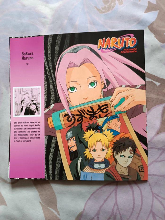 Jaquette officielle des 10ans , spéciale de naruto avec Sakura - photo numéro 2