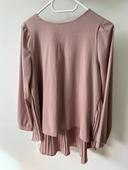 Blouse ample vieux rose