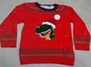 pull dinosaure de Noël