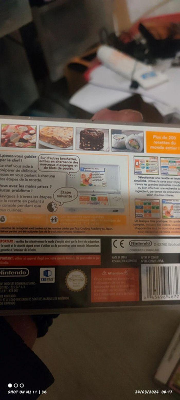 Jeux Leçon de cuisine Nintendo ds - photo numéro 2