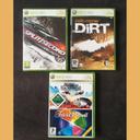 Lot de 3 jeux de course sur Xbox 360