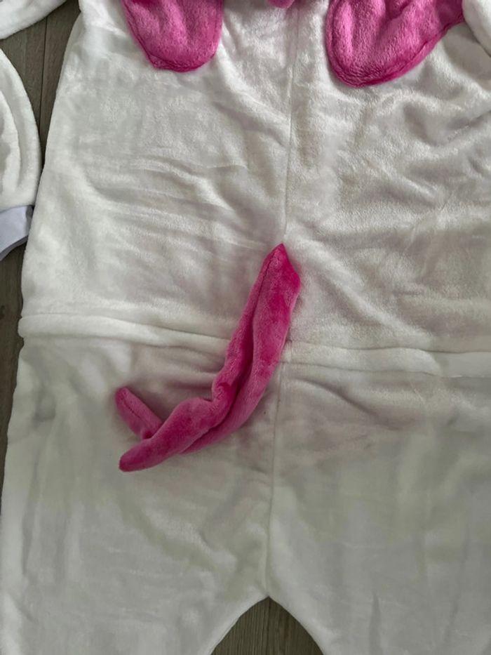 Pyjama à capuche pour femmes, combinaison une pièce en flanelle - photo numéro 2