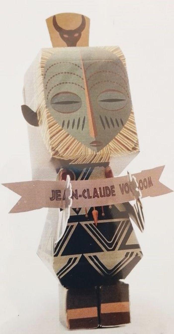 Figurine en papier "Jean claude Voodoom", Agent paper - photo numéro 2