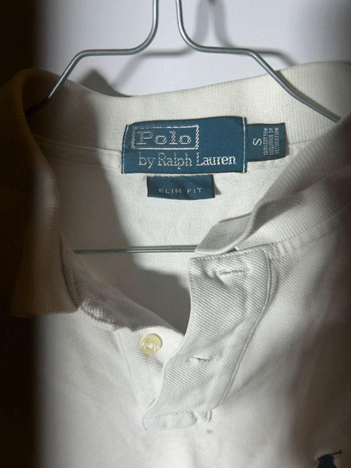 Polo ralph lauren blanc slim fit - photo numéro 4