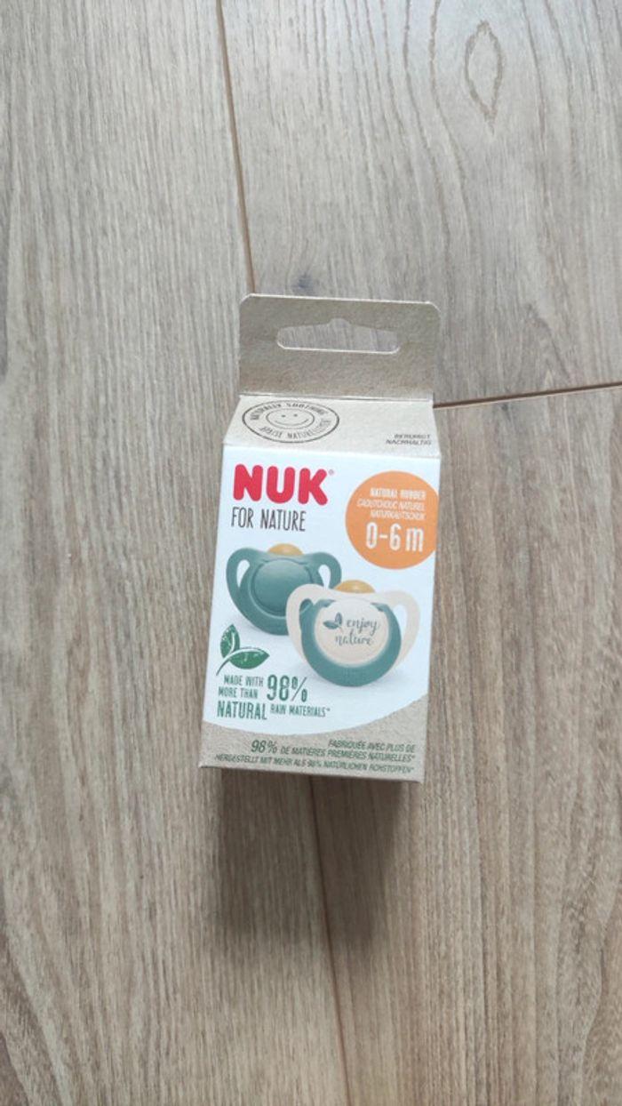 Lot de 2 sucettes nuk for nature - photo numéro 1