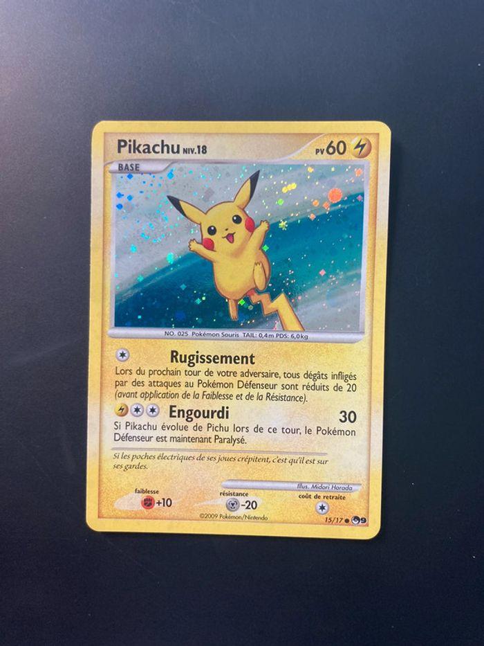 Pikachu 15/17 holo - Pop 9 - Carte Pokémon rare - photo numéro 1