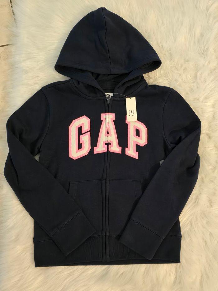 NEUF ( NON PORTÉ) 🩷🩷🩷🤩😍superbe sweat molleton GAP 10 ans fille 🩷🩷🩷 - photo numéro 1