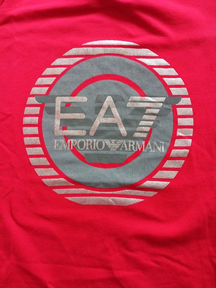 Tee shirt rouge Emporio Armani - photo numéro 5