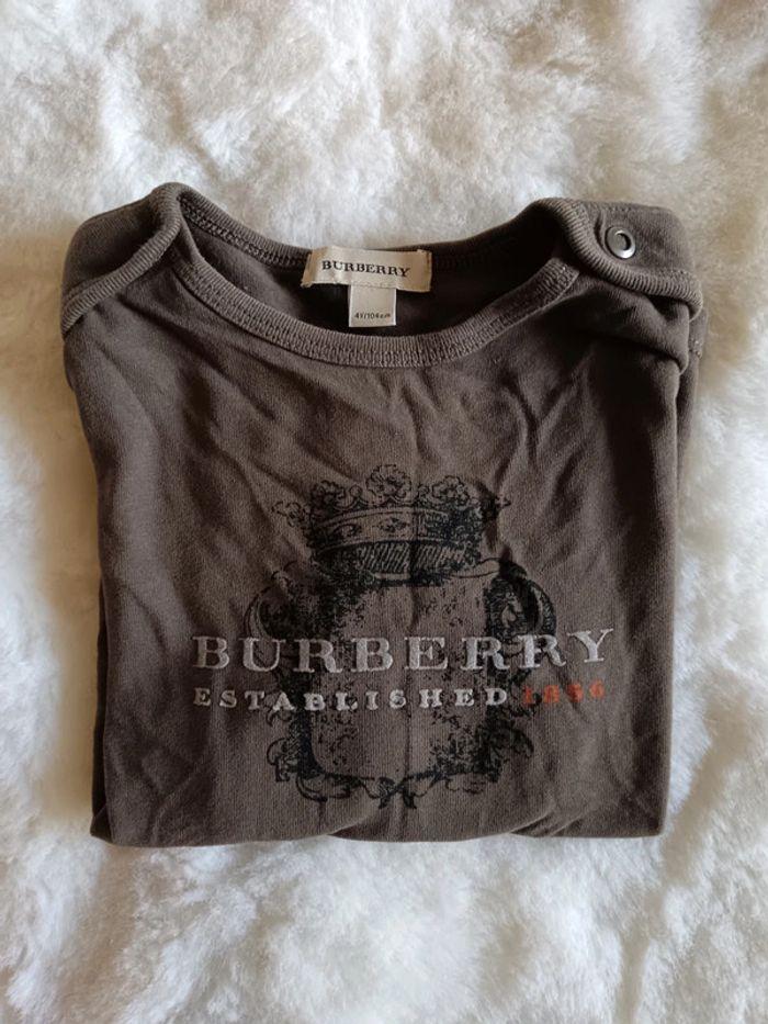 Tee shirt marron | Burberry | 4ans - photo numéro 1