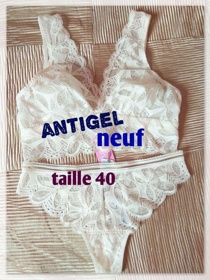 Ensemble neuf Antigel culotte soutien-gorge dentelle - photo numéro 1