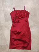 Robe bustier rouge