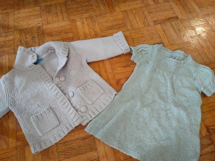 Lot de pull et robe pull bébé - photo numéro 1