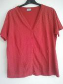 Tee shirt rouge ou rose 46/48 vintage