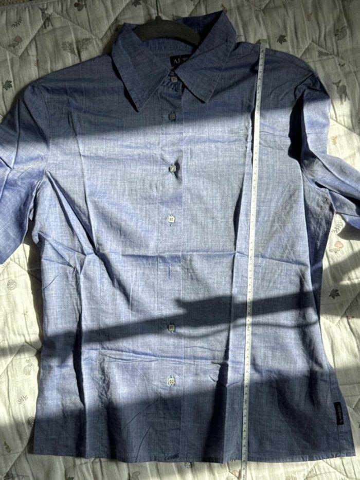 Camicia blu Armani jeans - photo numéro 10