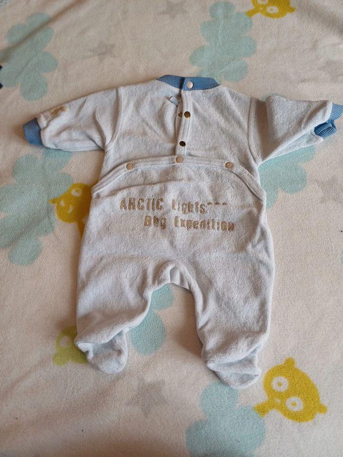 Pyjama bleu naissance 50cm - photo numéro 3