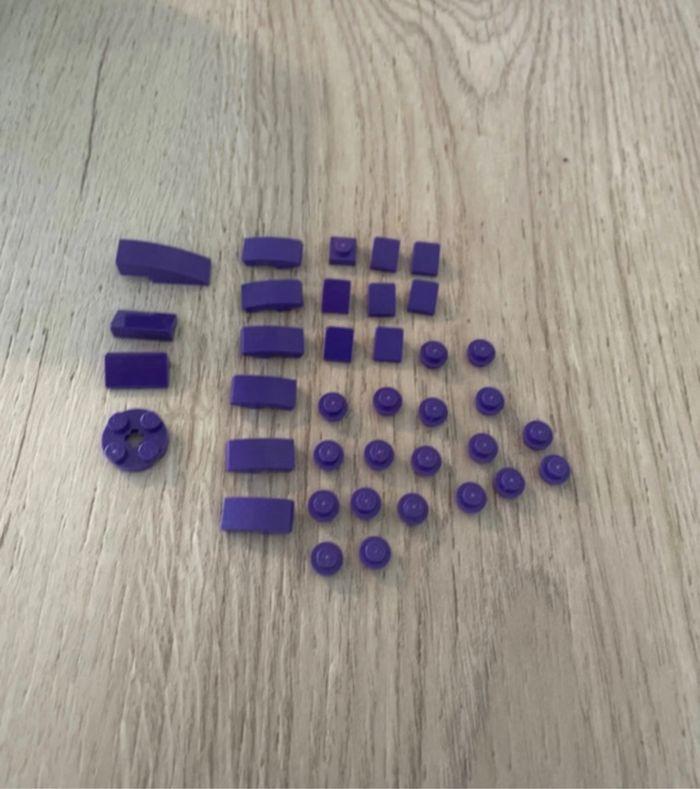 Lot de pièces Lego Dark Purple - photo numéro 1