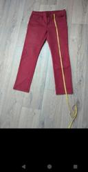 Pantalon framboise T 42 c'est beau la vie