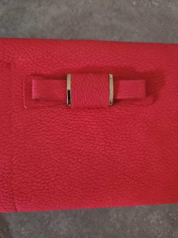 Compagnon pochette rouge rosé clipsable - photo numéro 2