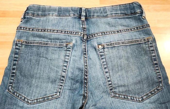 Jean Skinny fit bleu délavé h&m 10/11 ans - photo numéro 4