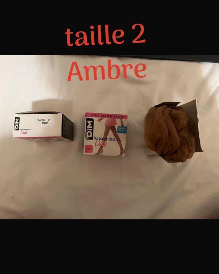 3 collants taille 2 couleurs Ambre neuf - photo numéro 1