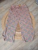 Pantalon large fluide fleuri promod