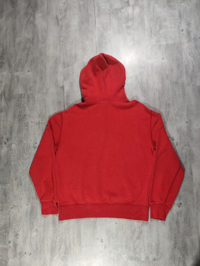 Sweat à Capuche Ralph Lauren 1967 Rouge Logo Brodé Bleu Taille M Homme - photo numéro 11